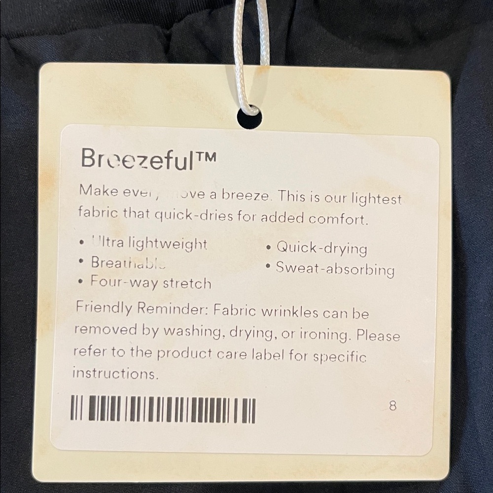 Halara Breezeful Black Crossover Waist Cropped Pants Medium NWT - Picture 4 of 6